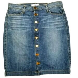 Fidelity Denim Collette Skirt 31 Dark Vintage Blue Countrycore Festival‎ Pencil